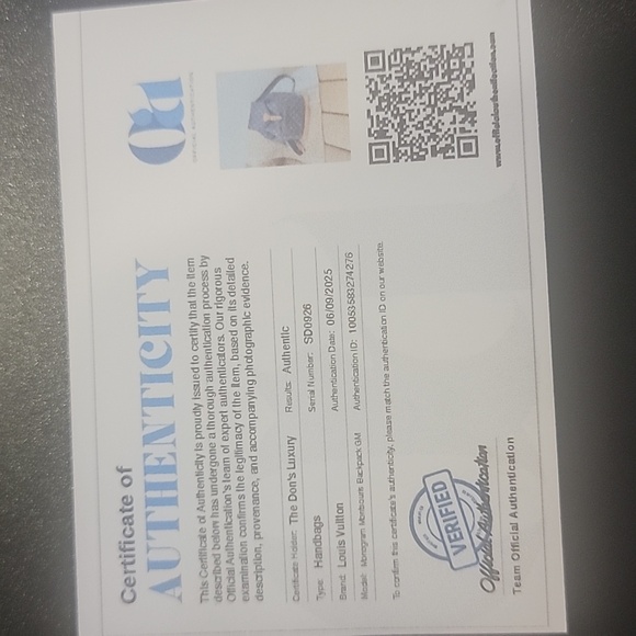 🚨Montsouris GM backpack clean W/ Coa - Picture 15 of 15